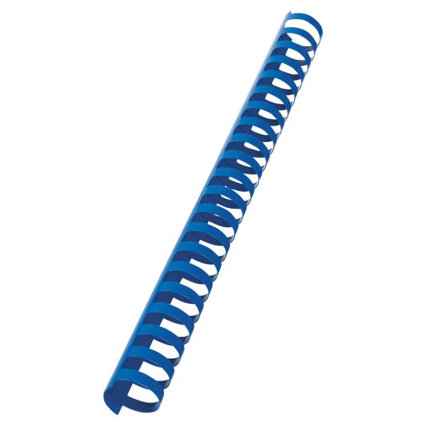 GBC 25mm 21 Loop PVC Binding Combs - Blue (Pack of 50)