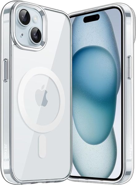 Mag Safe Clear Cover for iPhone 15 Plus