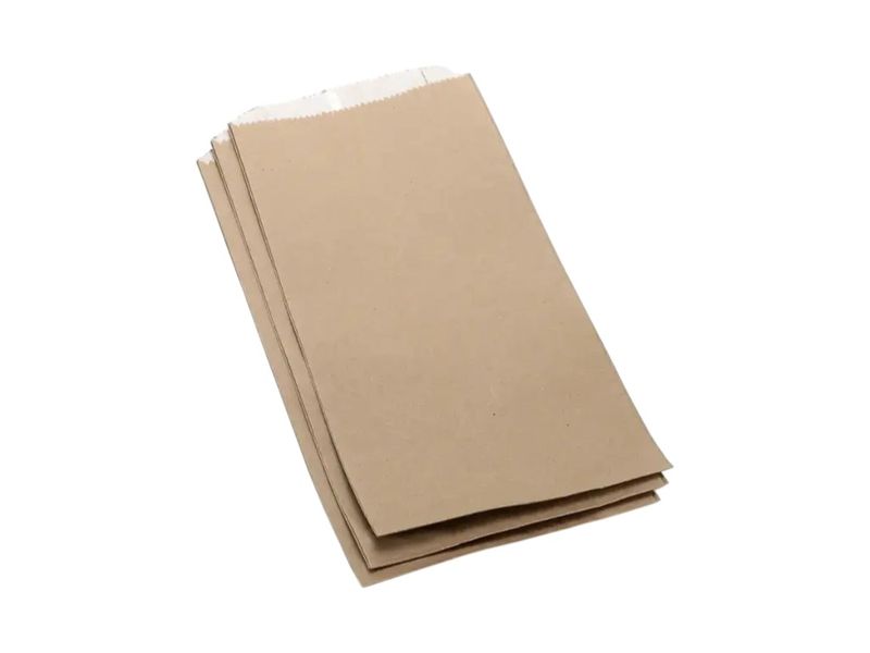 Kraft Greaseproof Duplex Chicken Lined Bag - 17x32x 5.5cm - Pack of 100