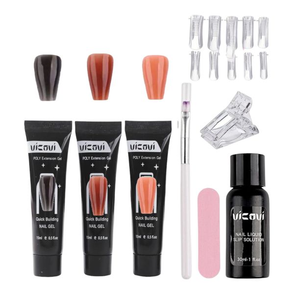 Poly Gel Nail Kit - starter kit A