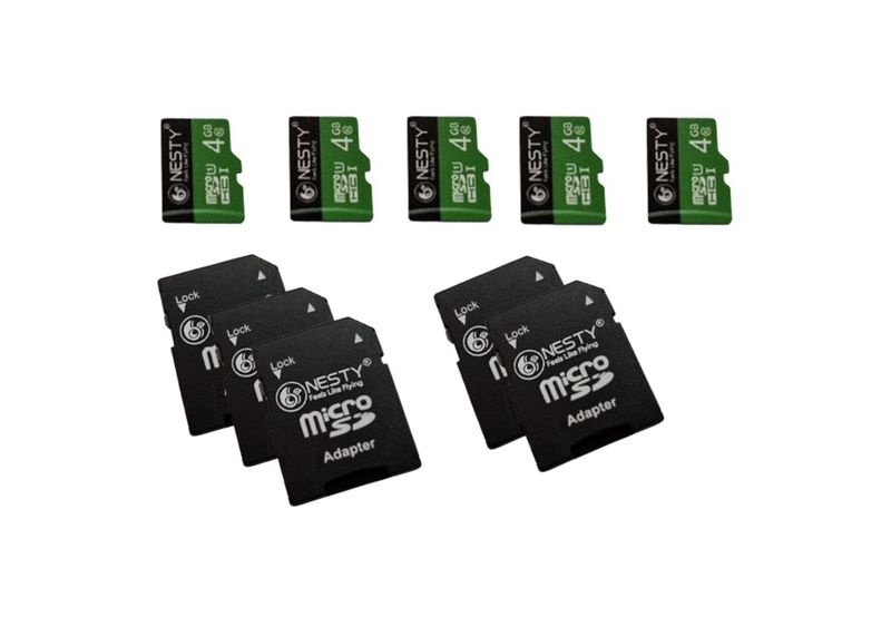 Nesty 4GB High Speed MicroSD Card Class10 -5pack