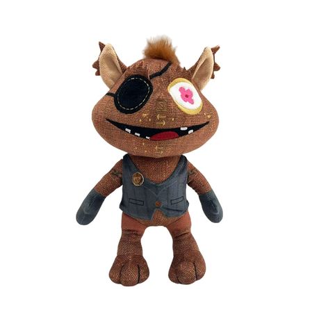 Bobby Playtime Chapter 5 Plush Toy - Brown One-Eyed Doll Image