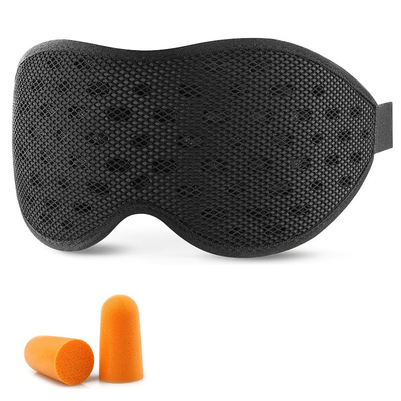 Breathable Sleep Mask, 3D Eye Mak Sleep for Side Sleepers Women Men
