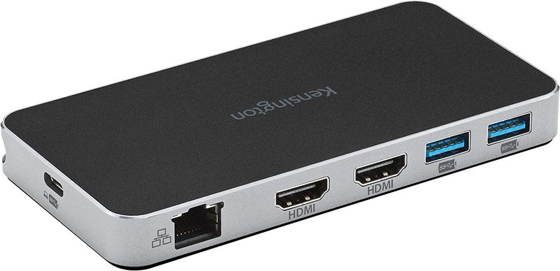 Kensington Mobile Universal Dual HDMI 4K Mobile Docking Station with 85W Power Delivery Pass-Through