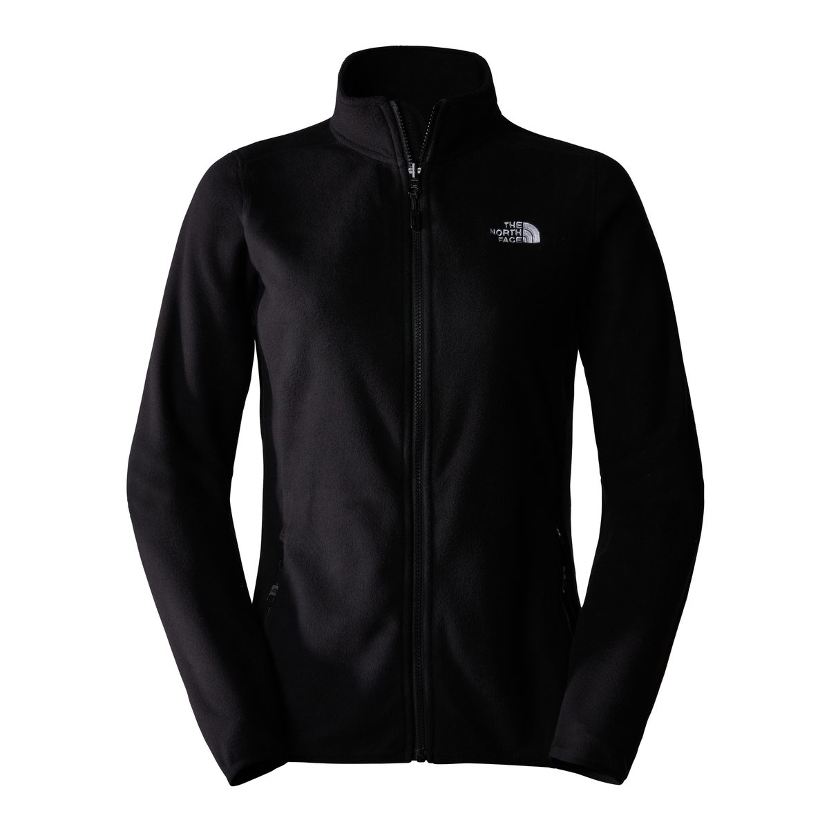 The North Face Women's 100 Glacier Full-Zip Fleece - Black | Shop Today ...