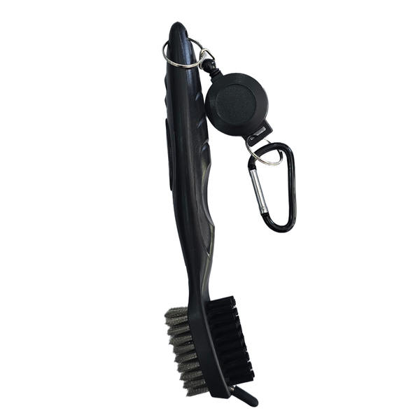 Michris Golf Club Brush Groove Cleaner with Retractable Zip-line
