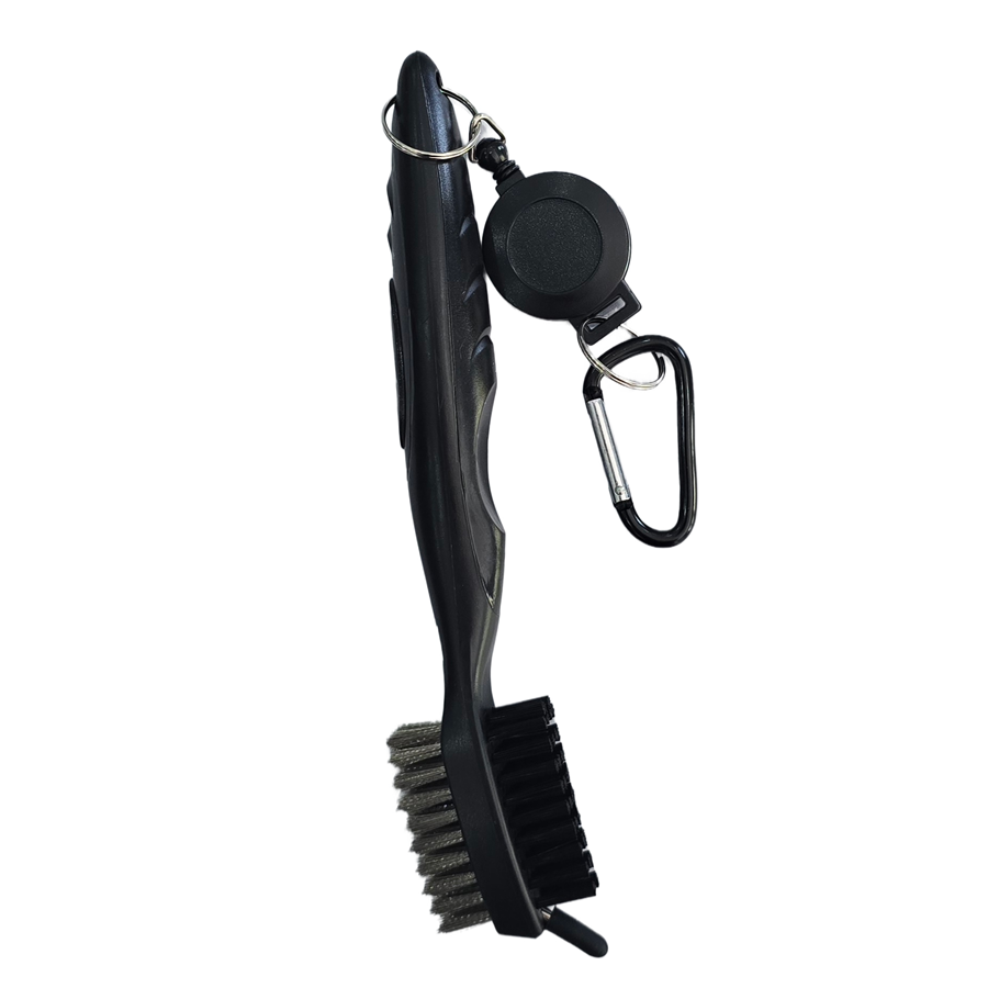 Michris Golf Club Brush Groove Cleaner with Retractable Zip-line