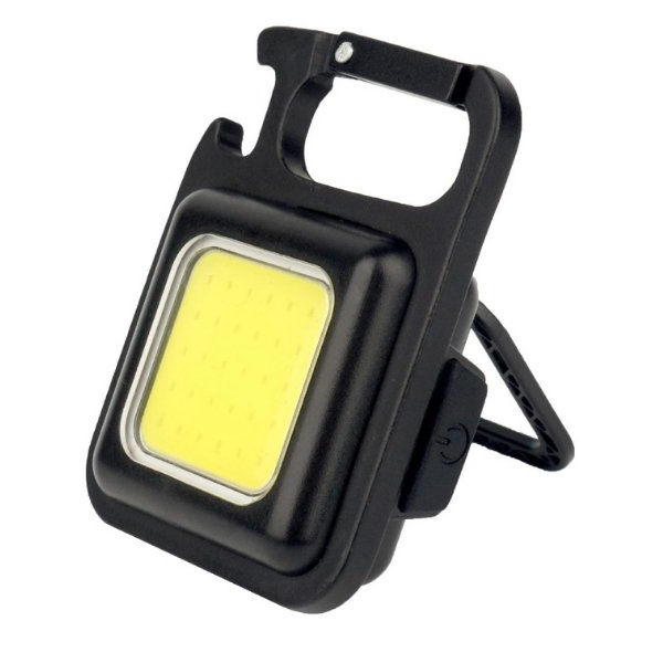COB Rechargeable Keychain Light with Bottle Opener