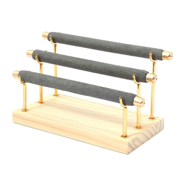 Three-layer jewelry storage display stand necklace bracelet