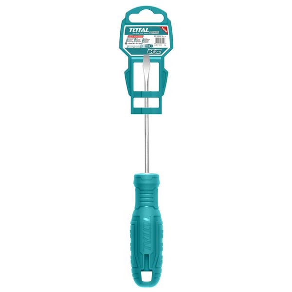 Total Tools 8 Pieces Screwdriver 150mm Slotted 40Cr