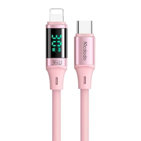 Mcdodo Lightning Digital Watt Display Charging Cable for Apple