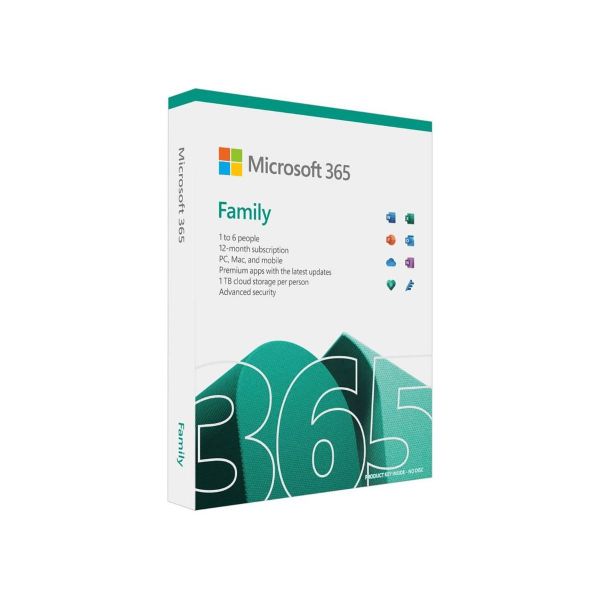 Microsoft M365 Family One Year Subscription
