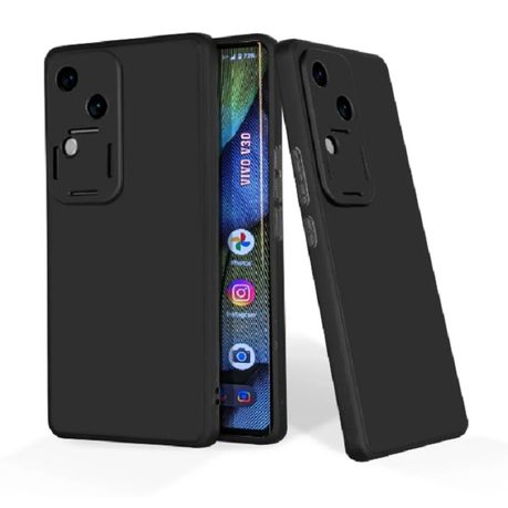 Tekron Premium Liquid TPU Slimfit Case Compatible with Vivo V30 / S18 -5G Image