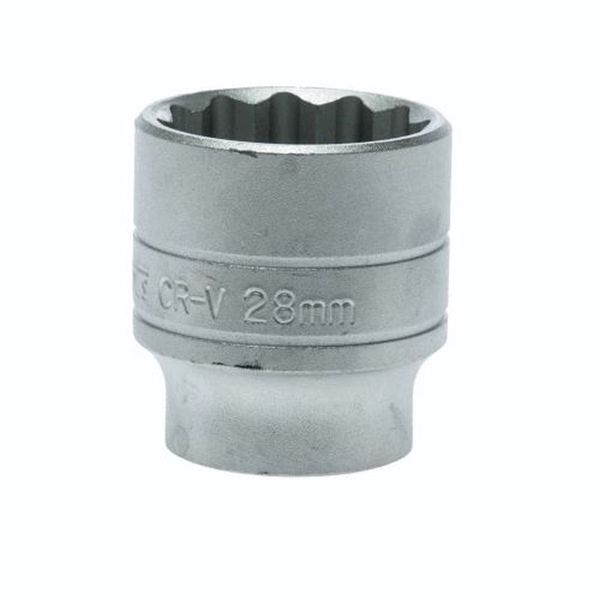TengTools - 1/2" Drive 12 Point Socket 28mm - M120528-C