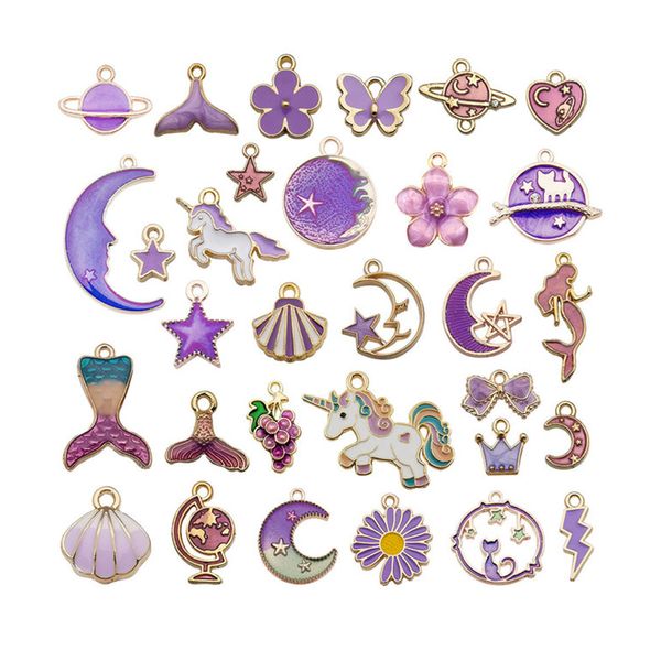 31pcs Jewelry Making Kits Charms Pendants DIY Supplies