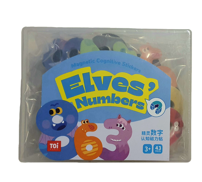 Elves Number Magnetic Number Stickers