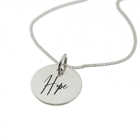 tiffany necklace with engraving