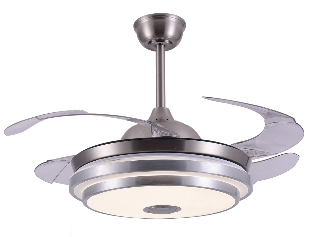 Bluetooth Speaker Retractable Ceiling Fan With Remote Buy Online in