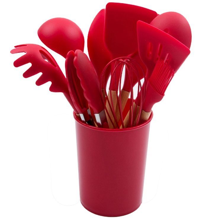 12 Piece Kitchen Utensil Set - Red | Shop Today. Get it Tomorrow ...