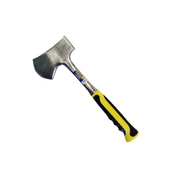 Camping Axe Hatchet - All-Steel with Rubber Handle - 20oz Outdoor Camping
