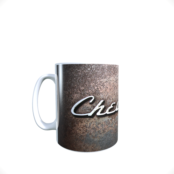 Chevrolet - Vintage Rusty Logo - Coffee Mug