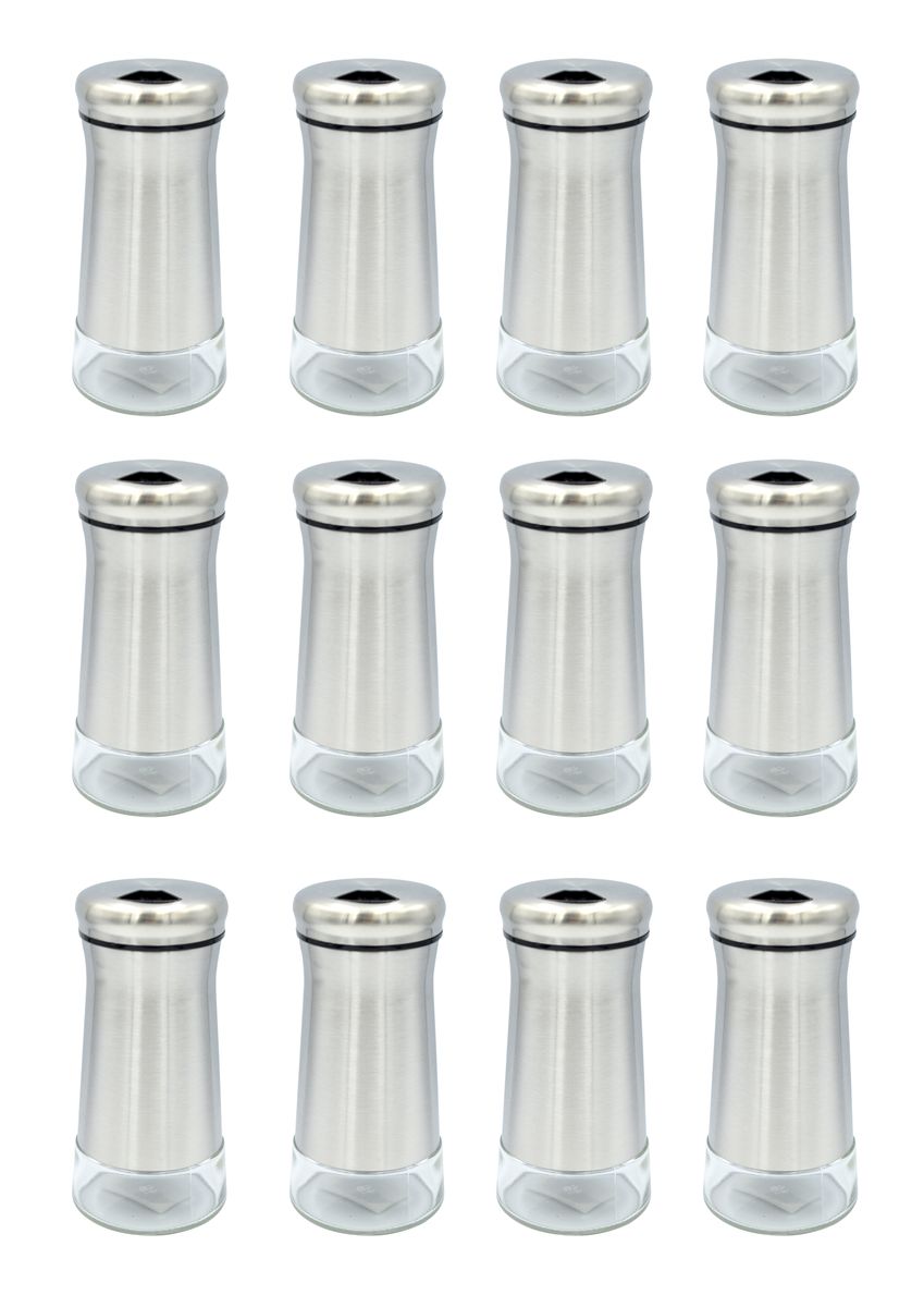 Bestby Classic Stainless Steel Spice Jar Shaker 12 Pack Shop Today