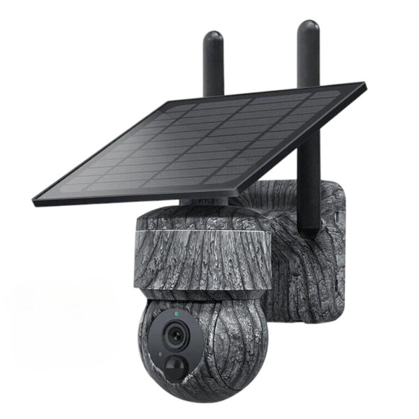 4G WiFi Trail Camera - Solar, PTZ, Home &amp; Hunting Camoflage Colour