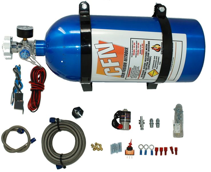 Cold fusion nitrous oxide system dry shot