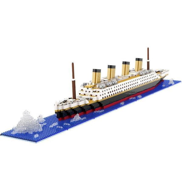 Titanic Cruise Ship Building Blocks DIY Model Kit - 1056 Pieces (E0597)
