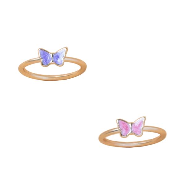 Butterfly Decor Ring Set