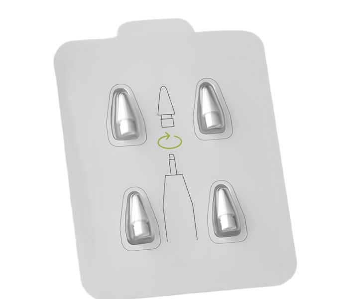 Pencil Replacement Tips Compatible with Apple 1st/2nd Gen - White - 4 Pack