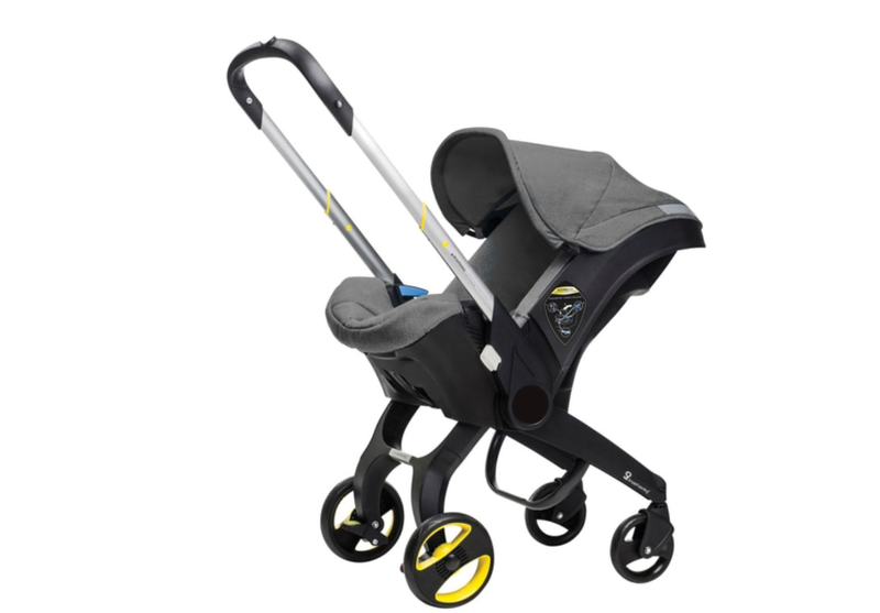 Lightweight Compact Baby Car Seat Stroller 4 in 1 - Black