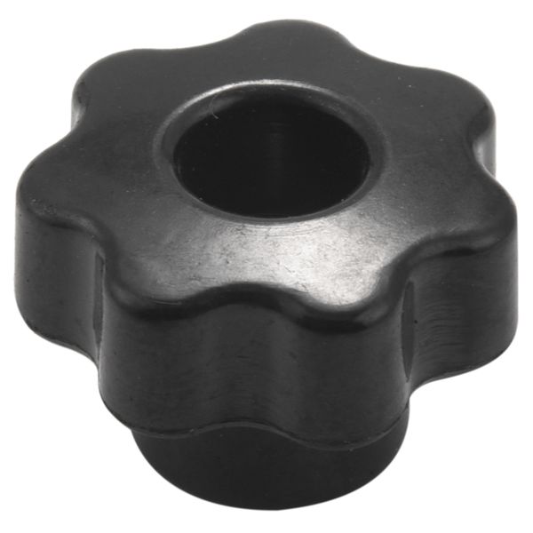 10PCS M6 Internal Thread Knob Screw Plastic Black x 25