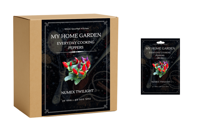 Chilli Grow Kit Complete - Numex Twilight ornamental pepper + Seed pack