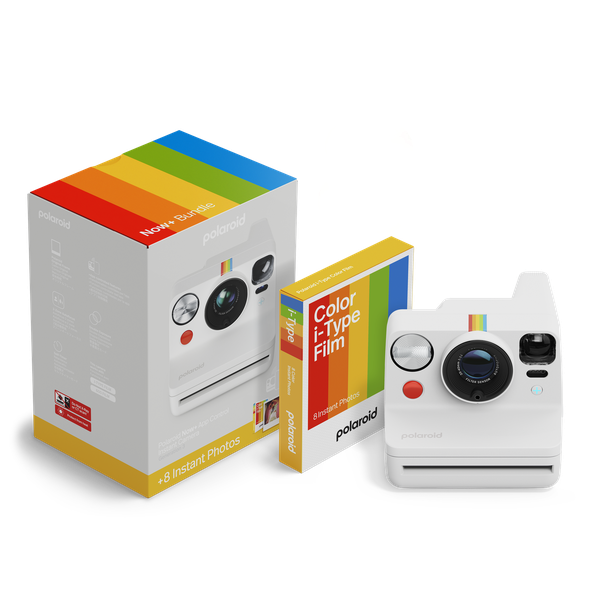 Polaroid Now+ Instant Camera with Color Film Bundle (8 Photos)