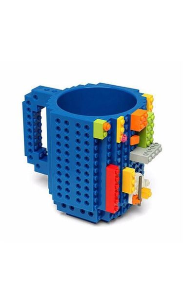 Blue Build On Brick Mug
