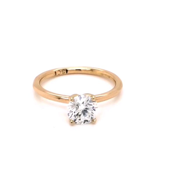 18ct yellow gold Phatsima Jewellery Designs 1ct solitaire engagement ring