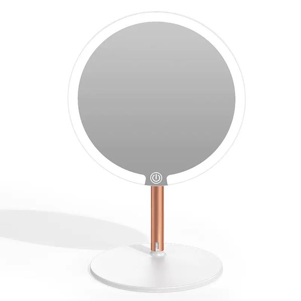 LED Folding Charging Dual-Axis Rotating Makeup Mirror