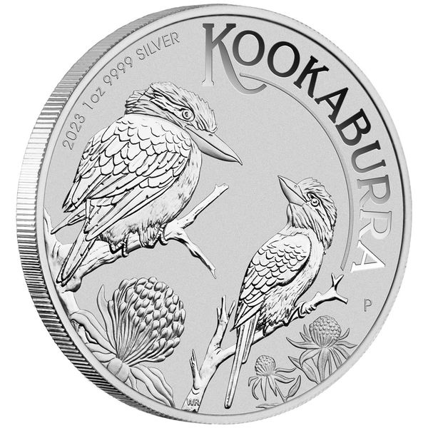 2023 Australian Silver Kookaburra 1 OZ Pure Fine Silver Coin with Capsule