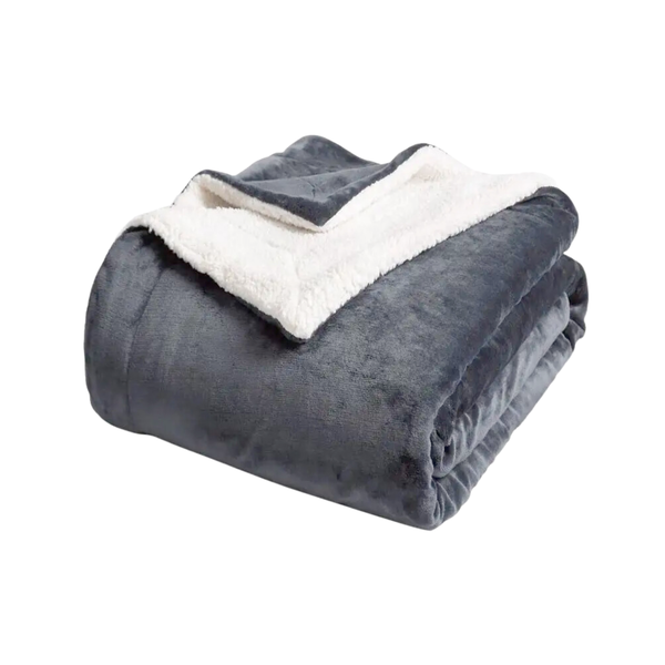 Ultra Soft Sherpa Blanket - 180 x 200cm