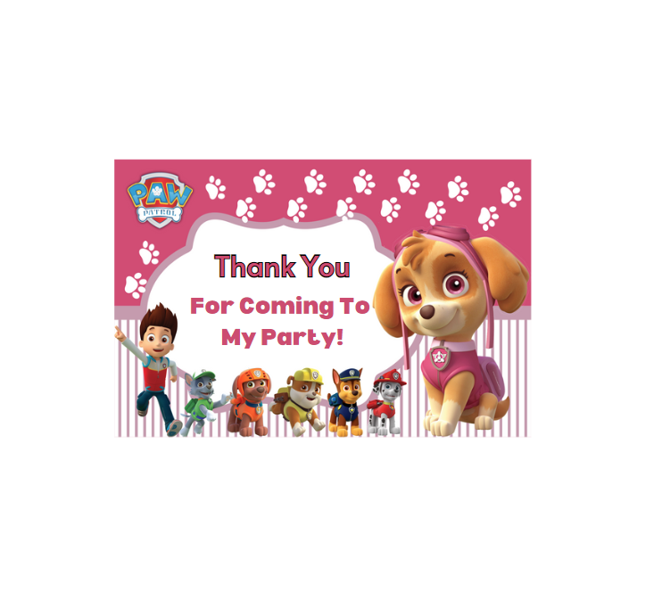 Paw Patrol Party Stickers Pack of 25 Shop Today. Get it Tomorrow