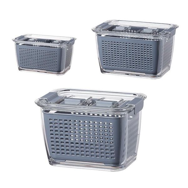 Maisonware 3 in 1 Refrigerator Storage Container - Set of 3