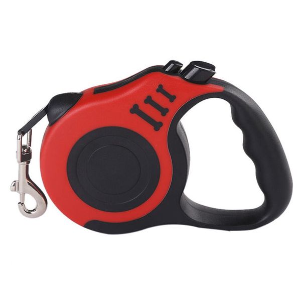 5m 360° Retractable Tangle Free Dog Leash - Red