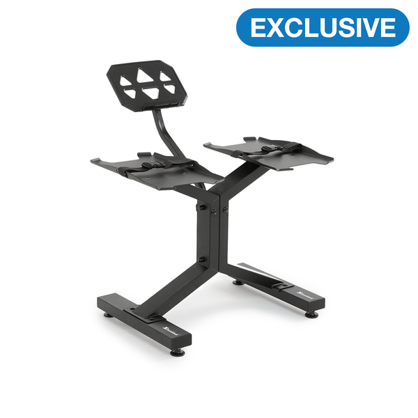 XDumbbell Adjustable Weight Stand with Tablet/Phone Holder