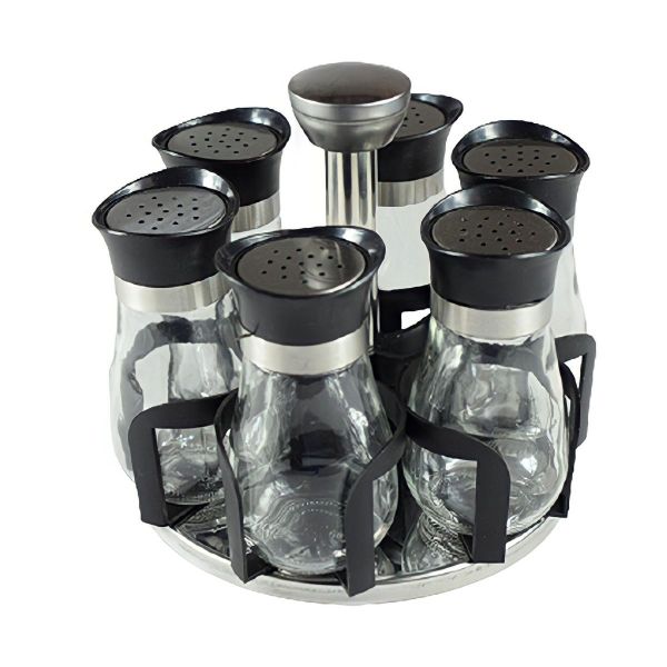 6 Piece Glass Canister Set