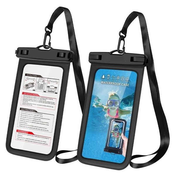 2x Waterproof Phone Case, Phone case for Drifting Beach Swimming &amp; Fishing