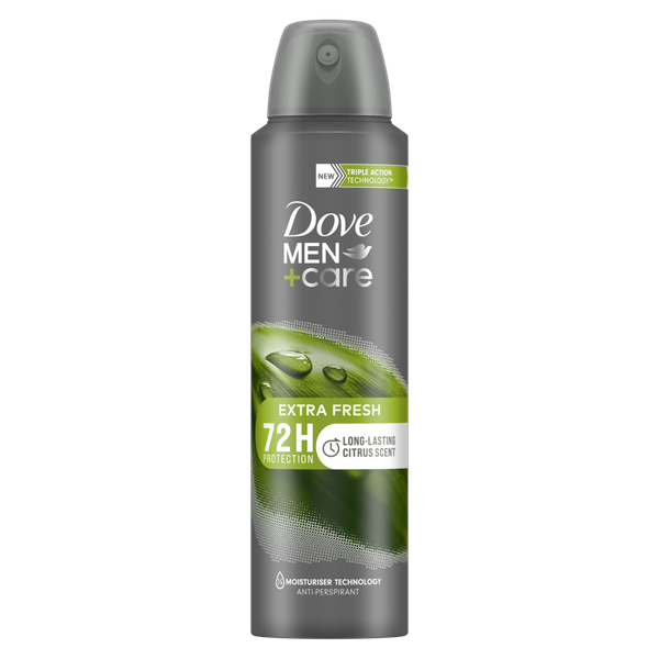 Dove Men+Care Extra Fresh Antiperspirant Deodorant Body Spray 150ml