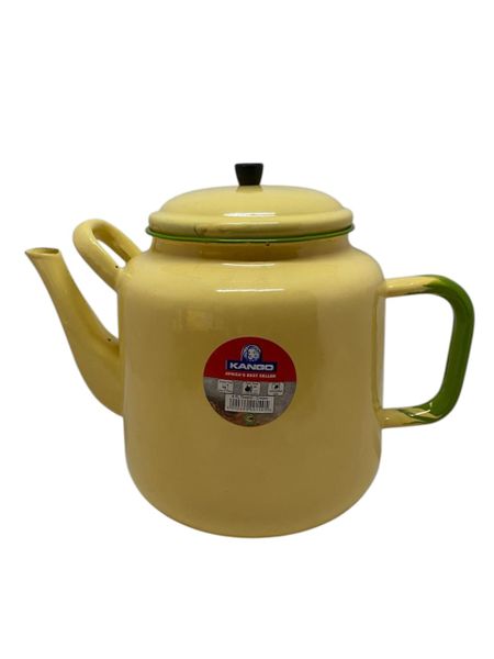 Kango 4.5L Enamel Teapot - Cream
