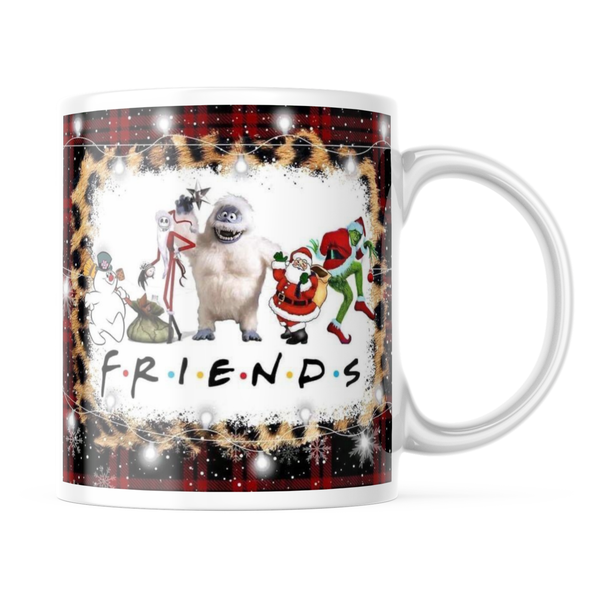 Ceramic Grinch Friends Mug - White - 11-Ounces