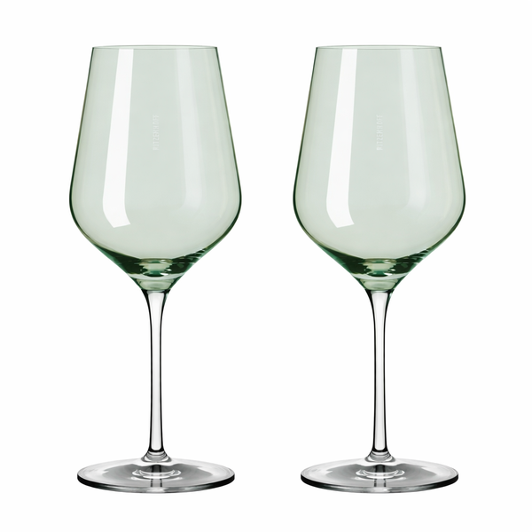 Ritzenhoff Fjord Light Red Wine Glass Green - Set of 2 (500ml)